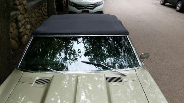 1968 Green Chevrolet Camaro Convertible