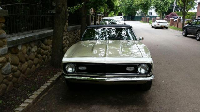 1968 Green Chevrolet Camaro Convertible