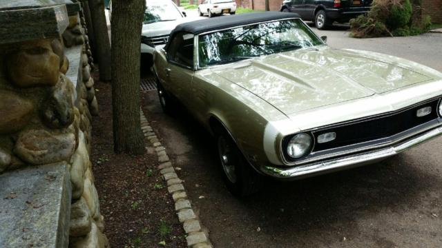1968 Green Chevrolet Camaro Convertible