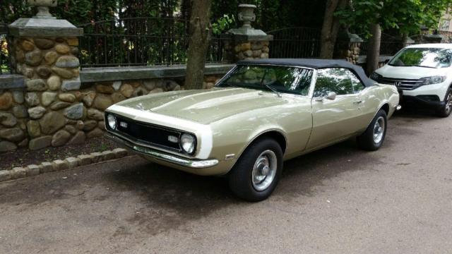 1968 Green Chevrolet Camaro Convertible