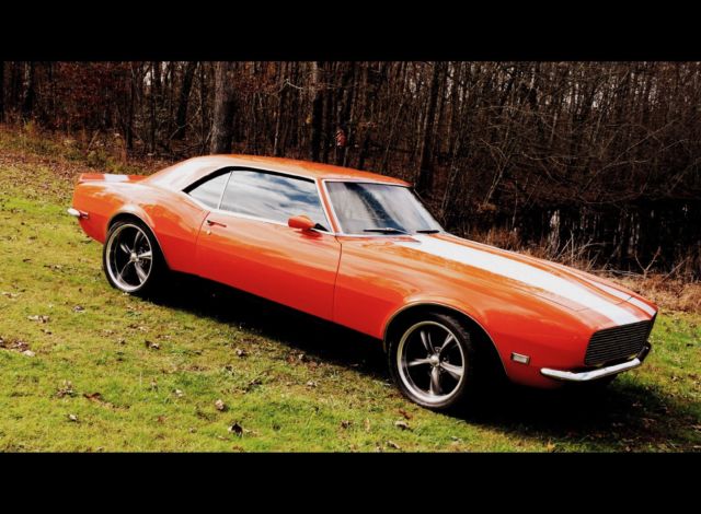 1968 Orange Chevrolet Camaro