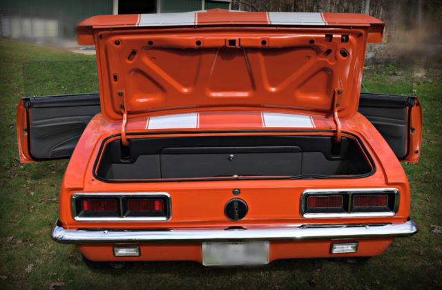 1968 Orange Chevrolet Camaro