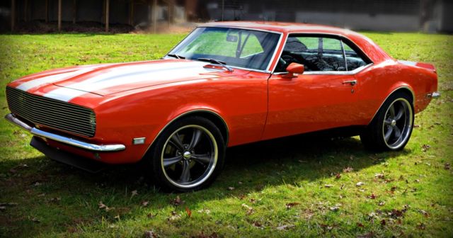 1968 Orange Chevrolet Camaro