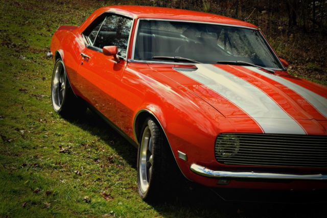 1968 Orange Chevrolet Camaro