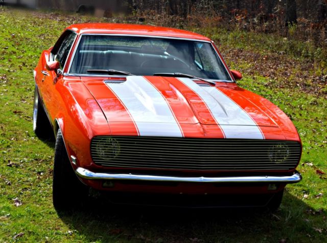 1968 Orange Chevrolet Camaro