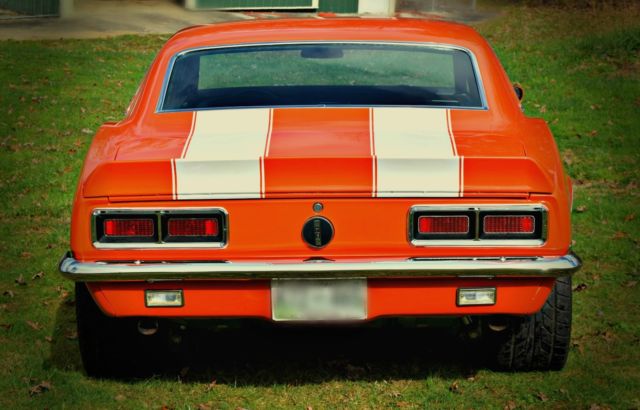 1968 Orange Chevrolet Camaro
