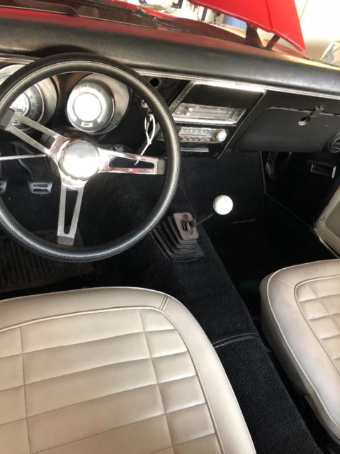 1968 Red Chevrolet Camaro Coupe