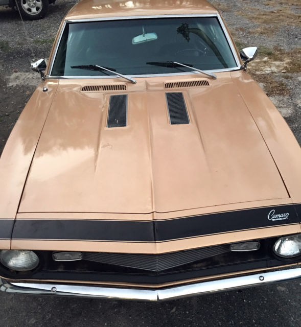 1968 Gold Chevrolet Camaro Coupe