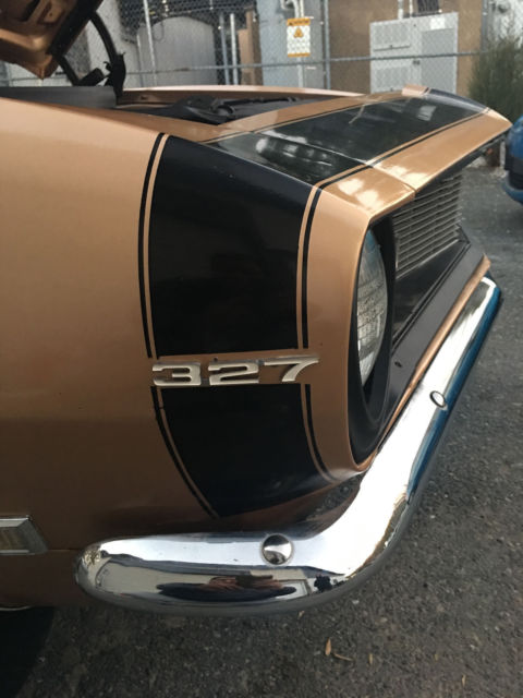1968 Gold Chevrolet Camaro Coupe