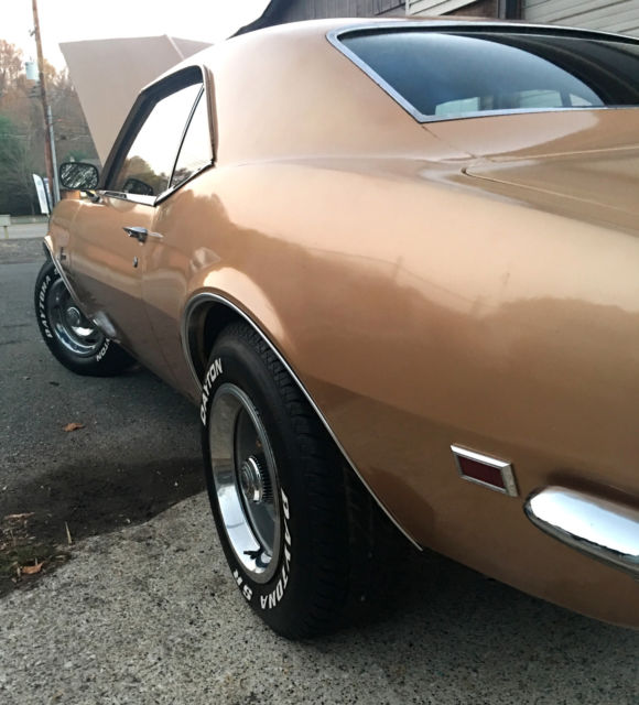 1968 Gold Chevrolet Camaro Coupe