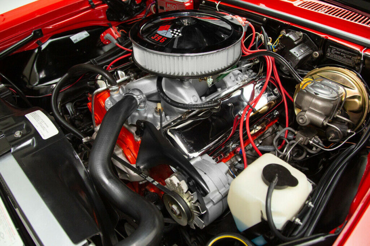 1968 Red Chevrolet Camaro Convertible