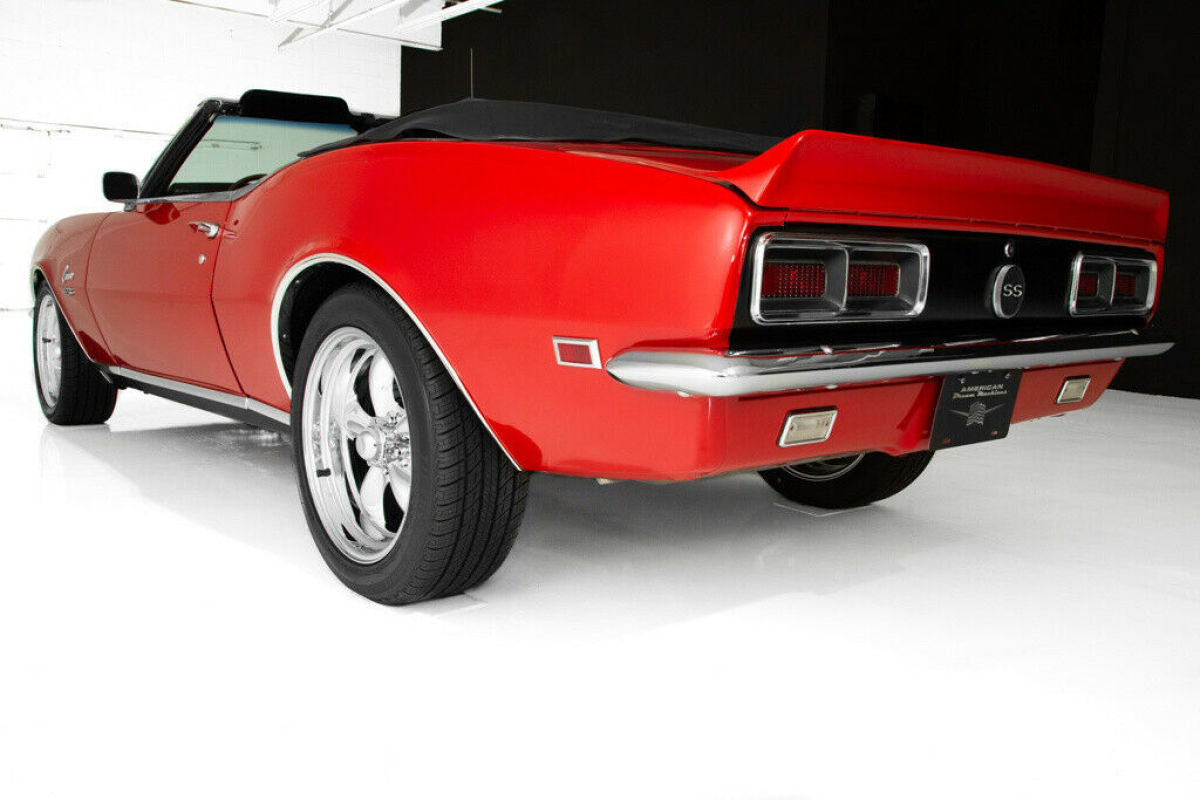 1968 Red Chevrolet Camaro Convertible