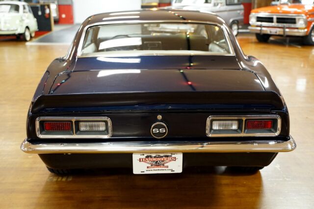 1968 Blue Chevrolet Camaro American Muscle Car