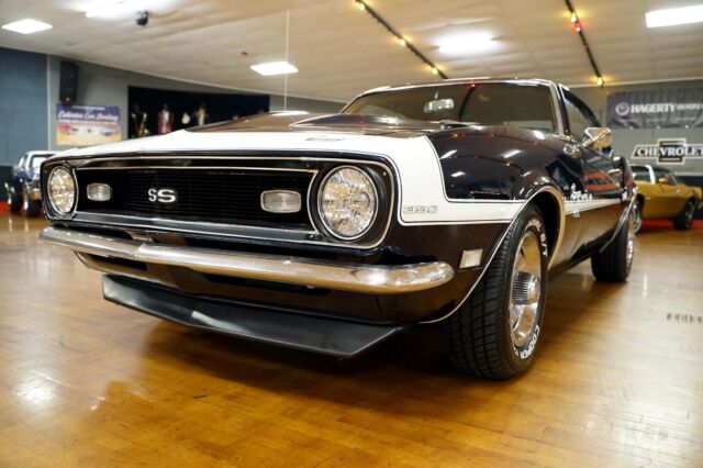 1968 Blue Chevrolet Camaro American Muscle Car