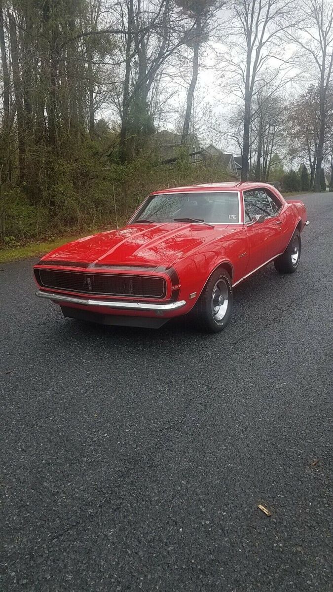 1968 Red Chevrolet Camaro