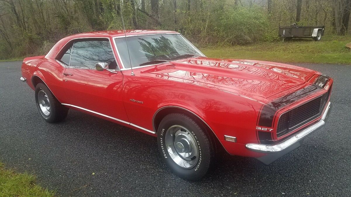 1968 Red Chevrolet Camaro
