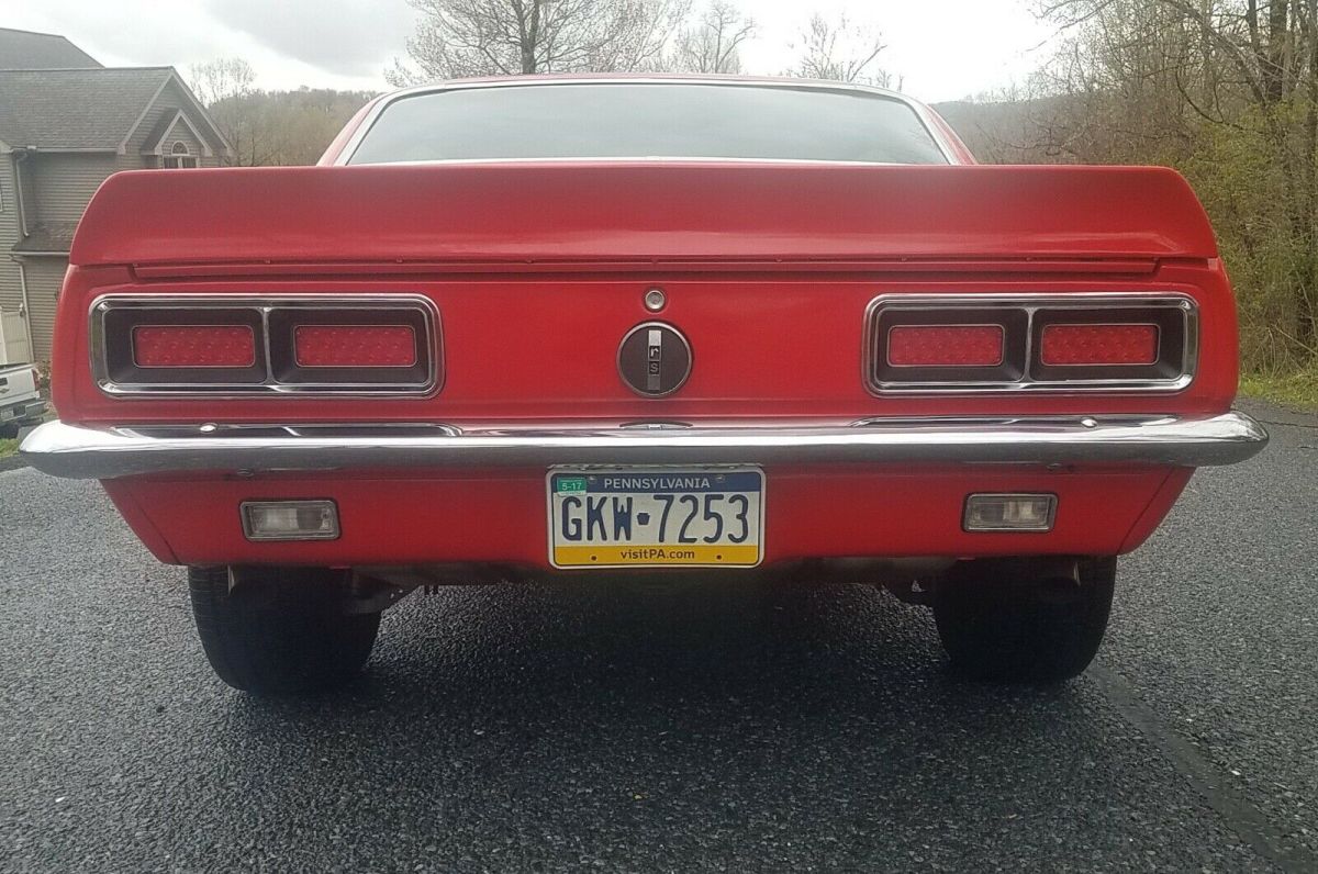 1968 Red Chevrolet Camaro