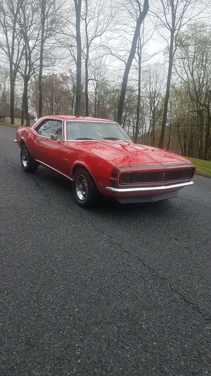 1968 Red Chevrolet Camaro