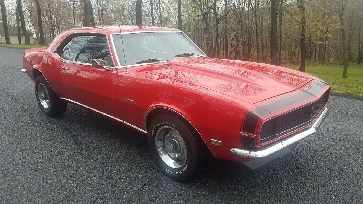 1968 Red Chevrolet Camaro