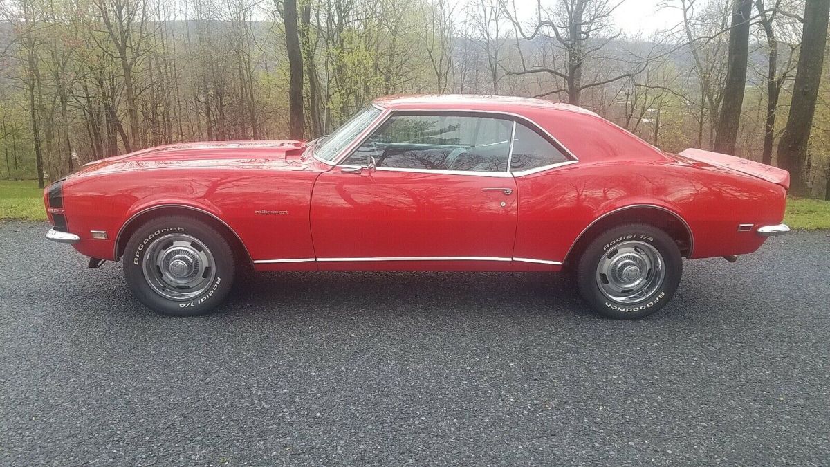 1968 Red Chevrolet Camaro