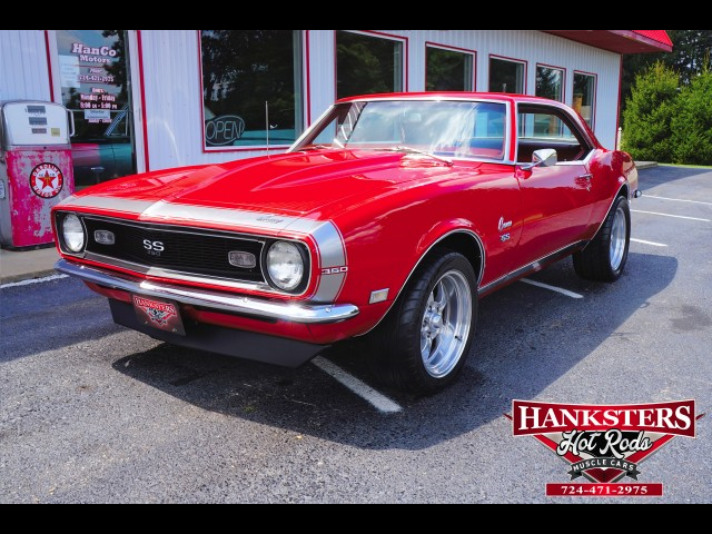1968 Red Chevrolet Camaro --