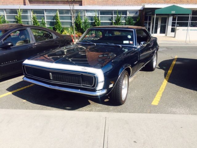 1968 Blue Chevrolet Camaro Hardtop
