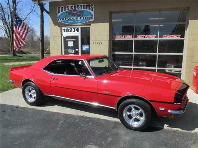 1968 Red Chevrolet Camaro 2 door coupe