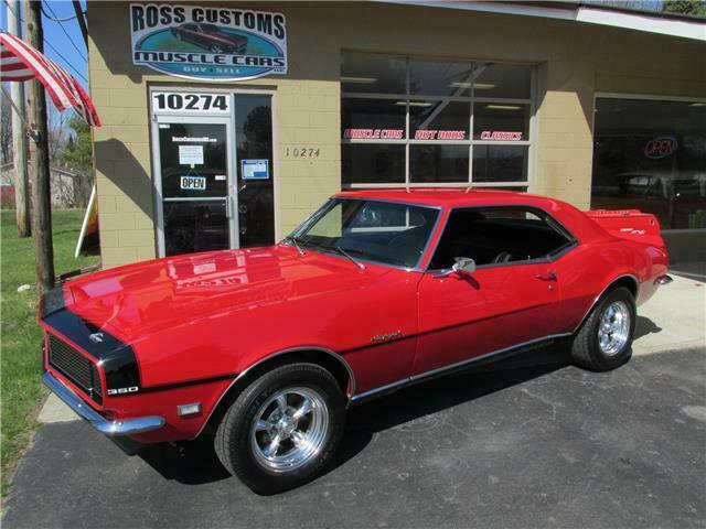 1968 Red Chevrolet Camaro 2 door coupe