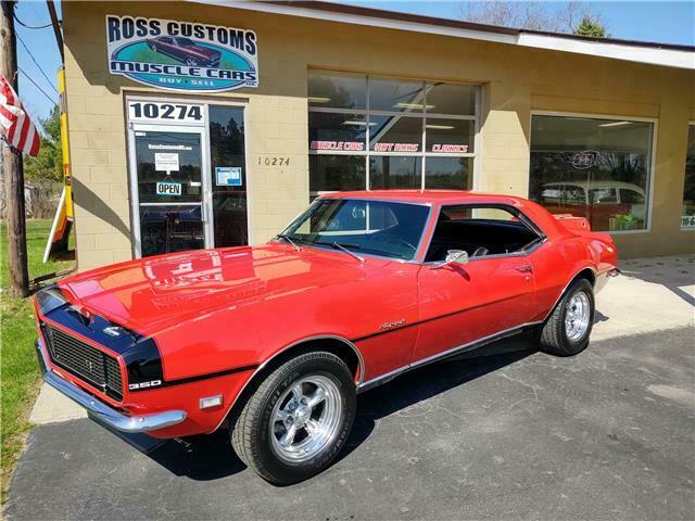 1968 Red Chevrolet Camaro 2 door coupe