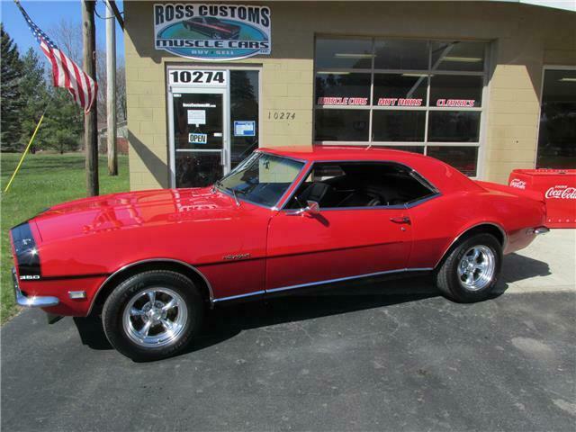 1968 Red Chevrolet Camaro 2 door coupe