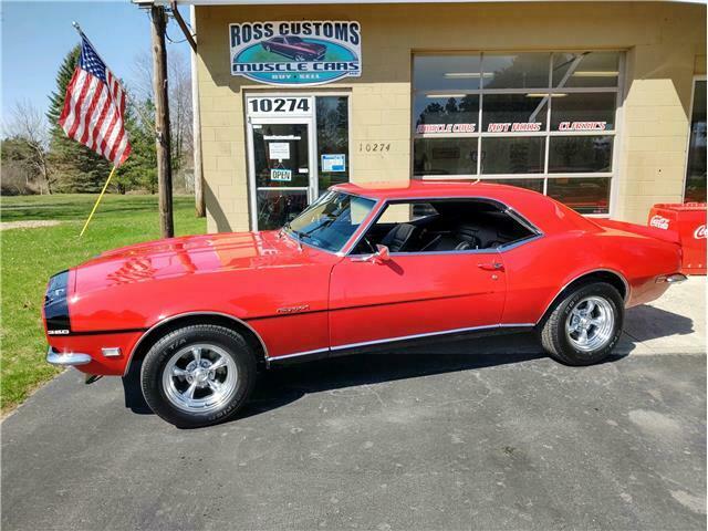 1968 Red Chevrolet Camaro 2 door coupe