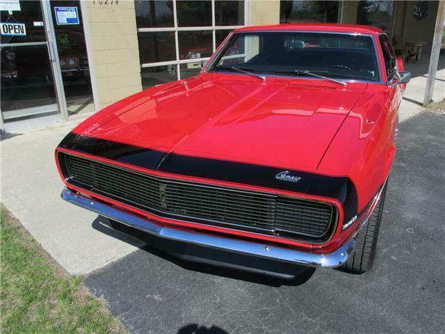1968 Red Chevrolet Camaro 2 door coupe