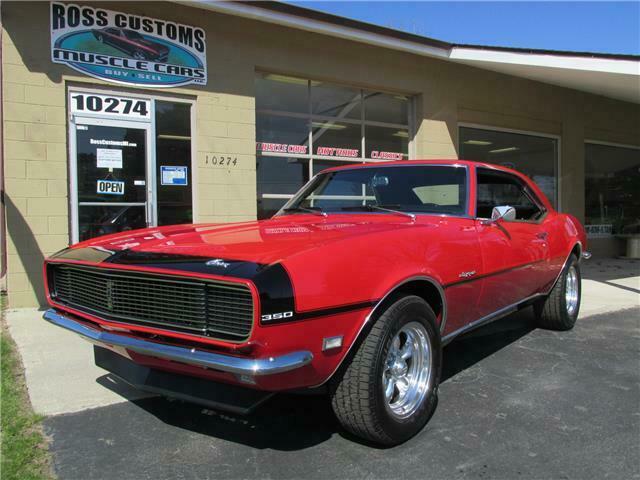 1968 Red Chevrolet Camaro 2 door coupe