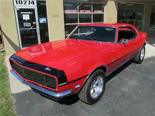1968 Red Chevrolet Camaro 2 door coupe
