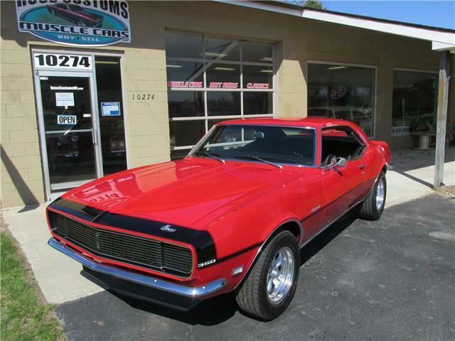 1968 Red Chevrolet Camaro 2 door coupe