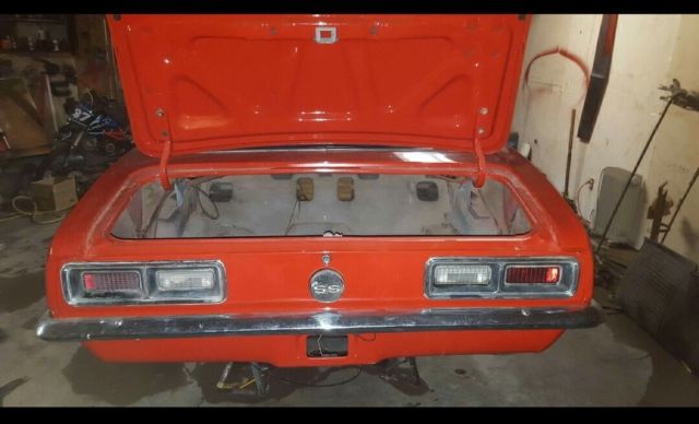 1968 RED WITH WHITE TOP Chevrolet Camaro Convertible