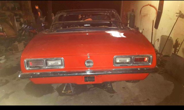 1968 RED WITH WHITE TOP Chevrolet Camaro Convertible