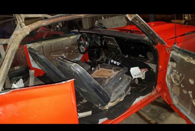 1968 RED WITH WHITE TOP Chevrolet Camaro Convertible