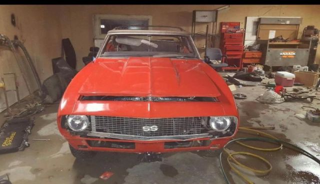 1968 RED WITH WHITE TOP Chevrolet Camaro Convertible