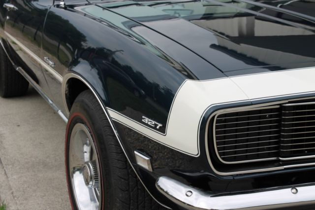 1968 Blue Chevrolet Camaro Convertible