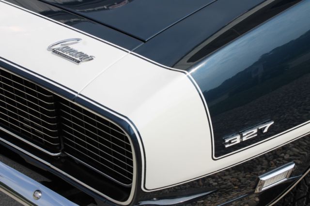 1968 Blue Chevrolet Camaro Convertible