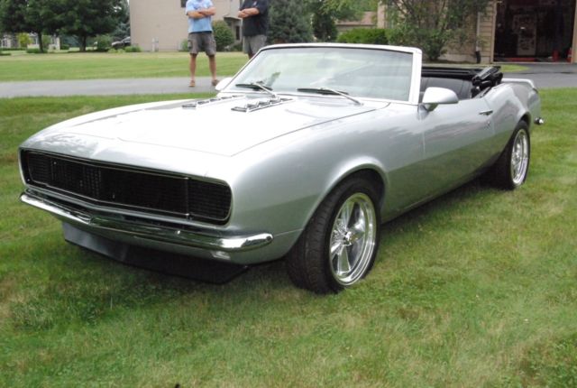 1968 Silver Chevrolet Camaro Standard