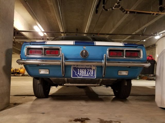 1968 LeMans Blue Chevrolet Camaro Hardtop