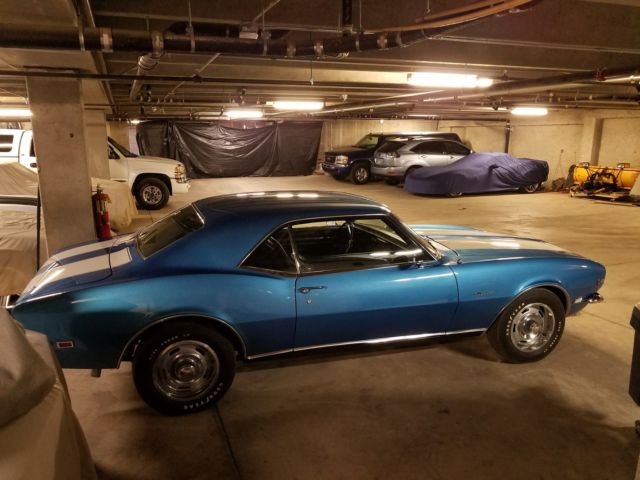 1968 LeMans Blue Chevrolet Camaro Hardtop