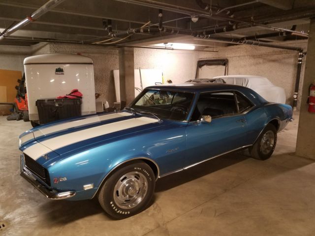 1968 LeMans Blue Chevrolet Camaro Hardtop