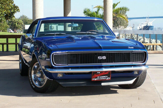 1968 Blue Chevrolet Camaro Coupe