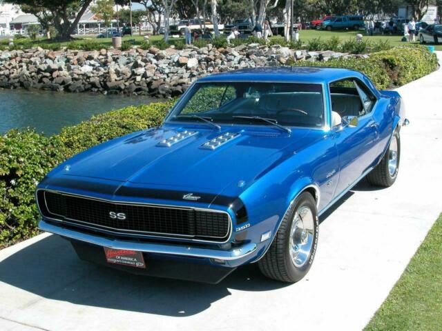 1968 Blue Chevrolet Camaro Coupe