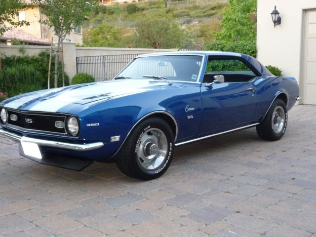 1968 Blue Chevrolet Camaro Coupe