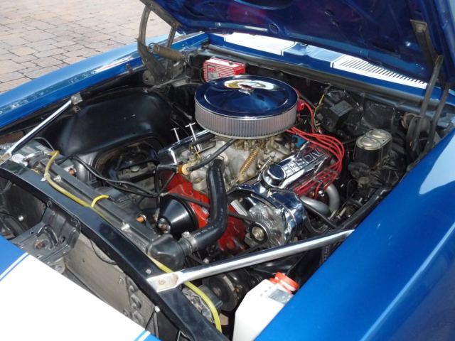 1968 Blue Chevrolet Camaro Coupe