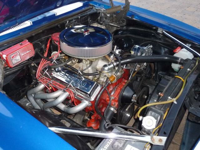1968 Blue Chevrolet Camaro Coupe
